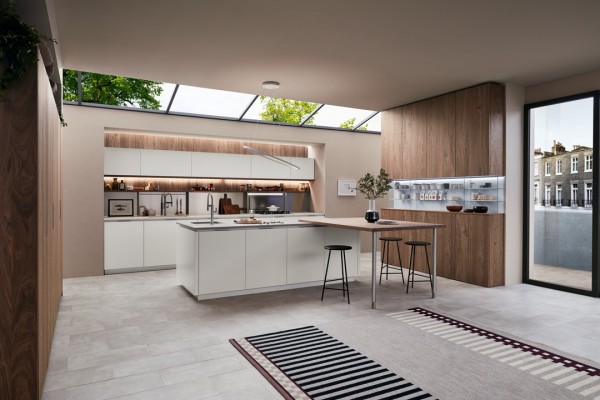 Lounge
Lounge - a system in the Essence collection - interprets the concept of maximum serviceability by revisiting the meaning of quality and daily living, to turn the kitchen into a place that is m